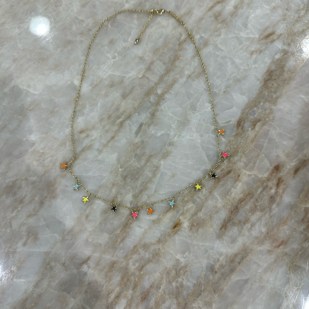 Kendra Scott star gold necklace
